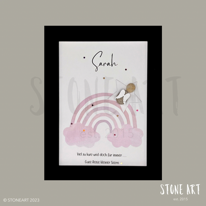 TRAU30-Steinbild-Viel zu kurz und doch für immer-rosa