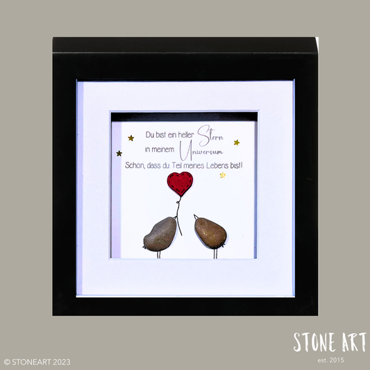 Steinbild - Du bist ein heller Stern in meinem Universum