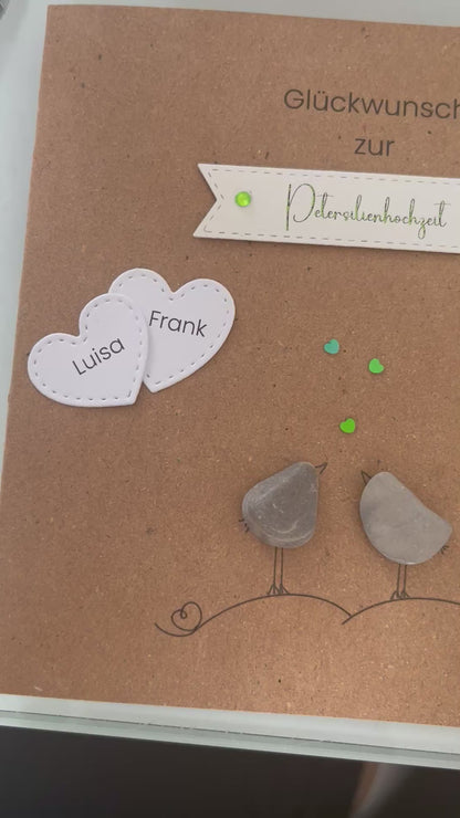 Karte Petersilienhochzeit – 12,5. Hochzeitstag