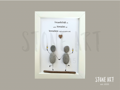 FREU44-Steinbild-Freundschaft_ist_wenn_Verr_ckte_mit_Verr_ckten_noch_verr_ckter_sind weiß 13x18