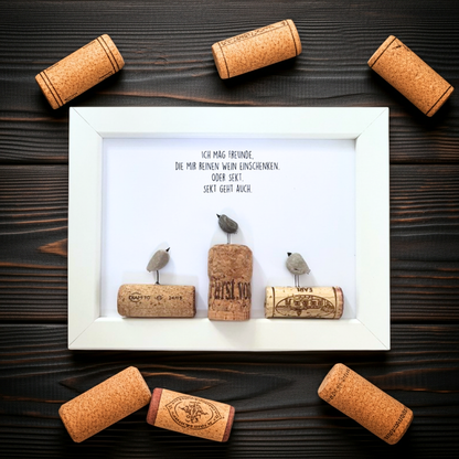 Stone picture - Happiness is having a neighbor like you...